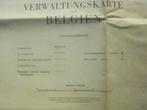 Carte d' État Major allemande 1944 Verwaltungskarte Belgien, Autres types, Armée de terre, Envoi