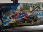 Lego City 4x4 des Pompiers et Canot de Sauvetage Neuf, Enlèvement ou Envoi, Neuf, Ensemble complet, Lego