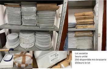 Lot assiette blanche Horeca / Restaurant  beschikbaar voor biedingen