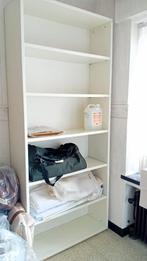 Stevig wit boekenrek  (geen ikea), Huis en Inrichting, Kasten | Boekenkasten, Ophalen, 100 tot 150 cm, Zo goed als nieuw, 25 tot 50 cm