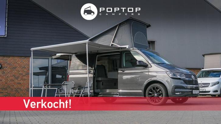 Volkswagen California 6.1 Ocean Sport Edition 4Motion (4WD), Caravans en Kamperen, Mobilhomes, Bedrijf, tot en met 4, Buscamper of Camperbus