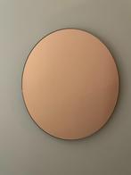 Miroir couleur bronze diamètre 50 cm, Moins de 100 cm, Rond, Comme neuf, Enlèvement