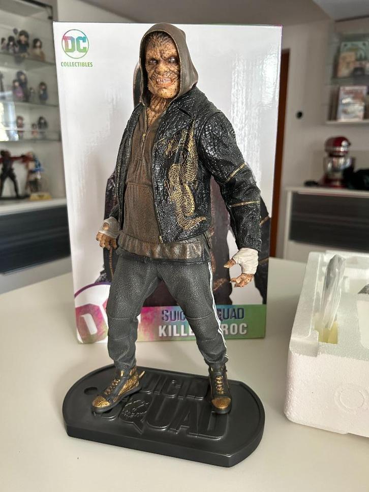 DC Collectibles statue Killer Croc Suicide Squad NEW, Verzamelen, Film en Tv, Nieuw, Film, Beeldje, Replica of Model, Ophalen of Verzenden