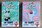 The Lapins Crétins: 2x kaartspel, Ophalen of Verzenden, Overige figuren, Gebruikt, Boek of Spel