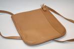 Longchamp sac porté en bandoulière cuir beige grainé TBE, Beige, Utilisé, Enlèvement ou Envoi