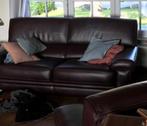 salon en cuir brun Univers du cuir 3places +1place, Maison & Meubles, 250 à 300 cm, Banc droit, Comme neuf, Enlèvement