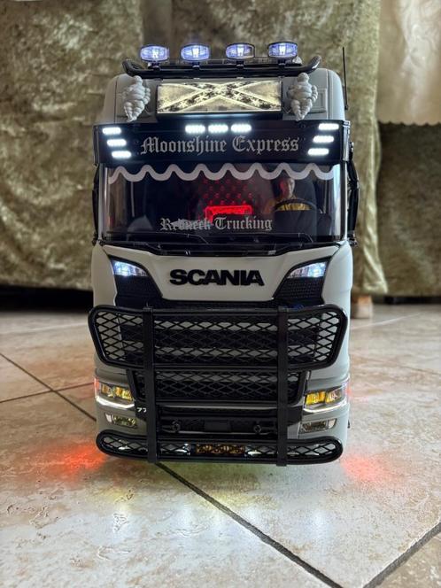 Tamiya Scania 770S 6x4, Hobby en Vrije tijd, Modelbouw | Radiografisch | Auto's, Zo goed als nieuw, Auto onroad, Elektro, Schaal 1:14