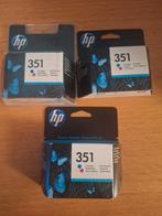 3x inktpatroon HP 351 kleur, Ophalen of Verzenden, Nieuw, Cartridge, Hp