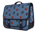 Heel mooie Jack Spiers boekentas, Blauw, Aktetas of Boekentas, Ophalen of Verzenden, 30 tot 40 cm