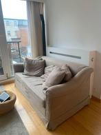 Bruine zetel / Canapé brun (goede staat), Ophalen, Gebruikt, 100 tot 125 cm, Driepersoons