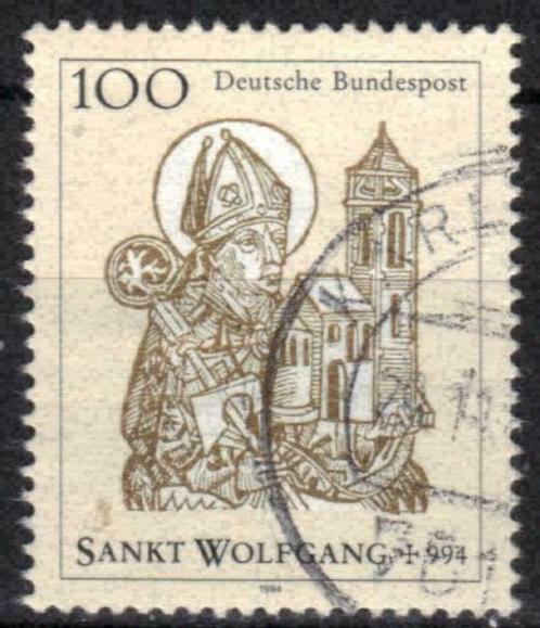 Duitsland Bundespost 1994 - Yvert 1594 - Sint Wolfgang (ST), Postzegels en Munten, Postzegels | Europa | Duitsland, Gestempeld