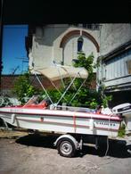 bateau 10 places  johson, Watersport en Boten, Motorboten en Motorjachten, Benzine, Buitenboordmotor, Polyester, Tot 6 meter