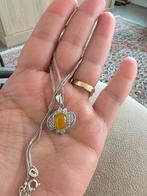 Hanger met ketting in zilver, Ophalen of Verzenden, Zo goed als nieuw, Zilver, Zilver