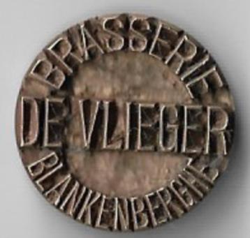 Unieke oude stempel BRASSERIE DE VLIEGER  BLANKENBERGHE beschikbaar voor biedingen