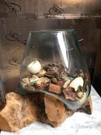 Glazen vaas, Enlèvement ou Envoi, Neuf, Verre, Moins de 50 cm