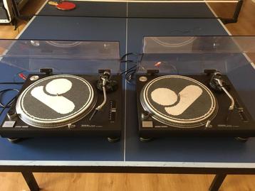 Technics SL-1210 MK2 set – Zwart – Concorde naalden - met st beschikbaar voor biedingen