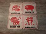 Oude bierviltjes ginder ale (14), Ophalen of Verzenden