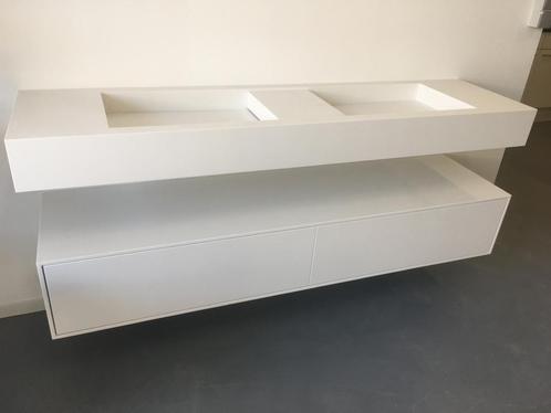 Corian solid surface badkamermeubel byCocoon 2.00 mtr, Huis en Inrichting, Badkamer | Badkamermeubels, Nieuw, Wastafelkast, Minder dan 100 cm