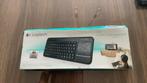 Logitech K400 wireless touch keyboard, Nieuw, Azerty, Toetsenbord en muis-set, Ophalen of Verzenden
