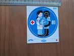 Vintage sticker Rode Kruis 1981 Sabena, Verzamelen, Ophalen of Verzenden, Gebruikt, Overige typen