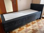 Boxspring 1 persoon, Huis en Inrichting, Slaapkamer | Boxsprings, Ophalen, 90 cm, Eenpersoons, Zwart