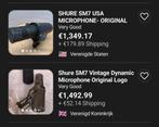 Vintage Shure SM7 (1972 Mexican ed.), Muziek en Instrumenten, Ophalen, Gebruikt