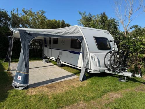 Caravan Knaus Sport 2019, Caravans en Kamperen, Caravans, Particulier, tot en met 4, 1250 - 1500 kg, Treinzit, Knaus, 2 aparte bedden