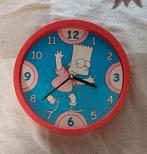 Horloge Bart Simpson, Maison & Meubles, Enlèvement, Utilisé, Horloge murale