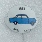 SP1151 Speldje 1964 Opel Kadett blauw, Verzamelen, Speldjes, Pins en Buttons, Gebruikt, Ophalen of Verzenden