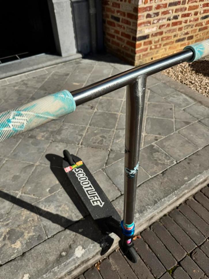 Professionele Custom Stunt Step (Nieuwwaarde €800 +/-), Fietsen en Brommers, Steps, Zo goed als nieuw, Ophalen of Verzenden