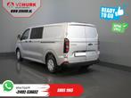 Ford Transit Custom 320 2.0 TDCI 150 pk L2 Trend DC Dubbel C, Auto's, Parkeersensor, Bedrijf, Ford, Zilver of Grijs