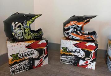Nieuwe helm helmen voor kinder quad en crossmotoren  beschikbaar voor biedingen
