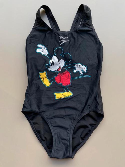 Badpak zwart Speedo Mickey Mouse 152, Kinderen en Baby's, Kinderkleding | Kinder-zwemkleding, Zo goed als nieuw, Badpak, Maat 152