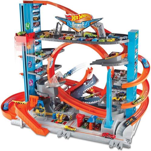 Hot Wheels Ultimate Garage – Met loopings & haaienval, Kinderen en Baby's, Speelgoed | Racebanen, Hot Wheels, Ophalen