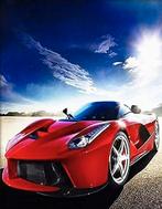 Diamond Painting sportauto rood 50x40cm (rond), Hobby en Vrije tijd, Schilderen, Verzenden, Nieuw, Overige typen