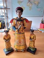 Houten beeld van de Gele Keizer van China, Antiek en Kunst, Ophalen