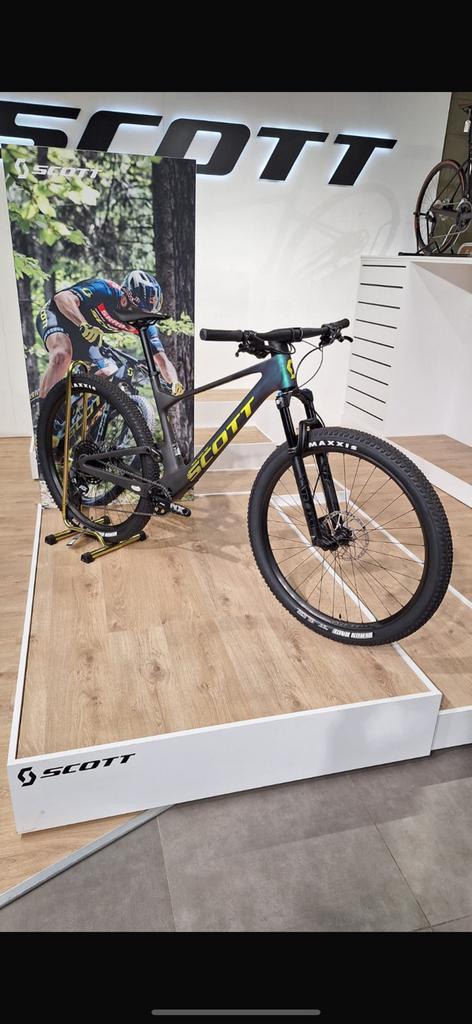 SCOTT SPARK RC COMP groen en blauw, Fietsen en Brommers, Fietsen | Heren | Sportfietsen en Toerfietsen, Nieuw, Ophalen