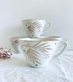 Lot de 4 tasses Boch Palme / Brigitte, Ophalen of Verzenden