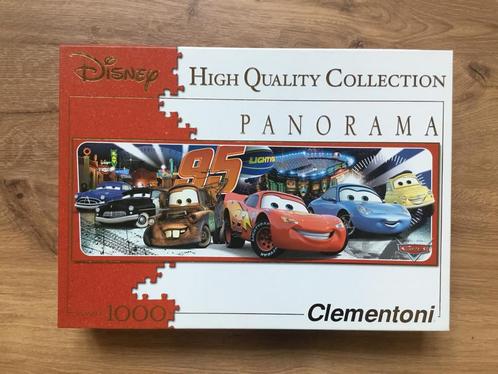 Puzzel Clementoni Panorama Cars 1000 stukjes., Hobby en Vrije tijd, Denksport en Puzzels, Zo goed als nieuw, Legpuzzel