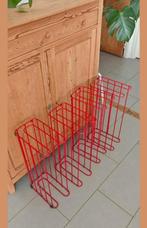 Set van 4 rode Ikea Fran planken, Huis en Inrichting, Ophalen, Zo goed als nieuw