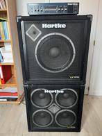 Hartke HA 3500 basversterker + 2 speakers, Muziek en Instrumenten, Versterkers | Bas en Gitaar, Ophalen, Gebruikt, Basgitaar, 100 watt of meer