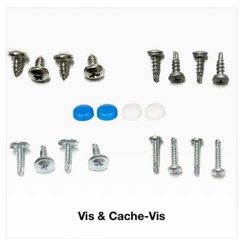 Cache-vis et cache-écrous