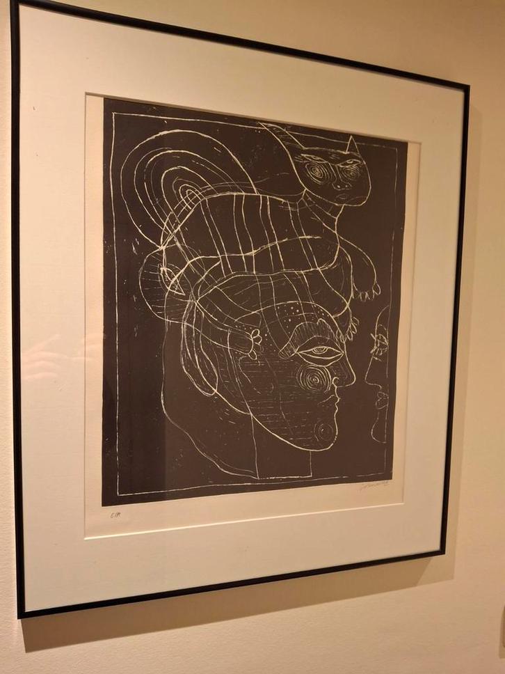 Litho Corneille (1922) E/A, Antiek en Kunst, Kunst | Litho's en Zeefdrukken, Ophalen of Verzenden