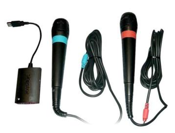 Microphones filaires Singstar pour PS2/PS3, Enlèvement ou Envoi, 2 joueurs, Musique, Utilisé