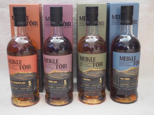 Meikle Tòir whisky, serie van 4 flessen GlenAllachie, Verzamelen, Wijnen, Nieuw, Ophalen of Verzenden