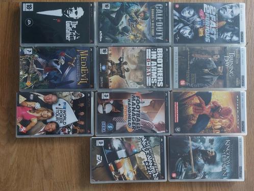 5 PSP games en 4 UMD videos, Games en Spelcomputers, Games | Sony PlayStation Portable, Zo goed als nieuw, Overige genres, 1 speler
