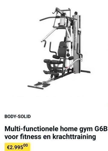 Body solid G6B multifunctionele home gym met extra gewicht 