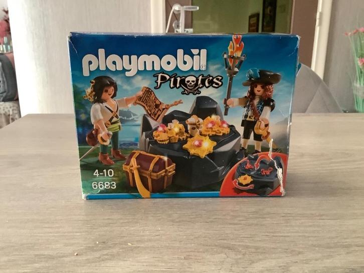 Playmobil Pirates speelset (6683), Kinderen en Baby's, Speelgoed | Playmobil, Zo goed als nieuw, Complete set, Ophalen of Verzenden