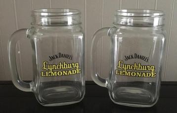 Jack Daniels : 2 glazen bokalen, Enlèvement ou Envoi, Neuf, Ustensile