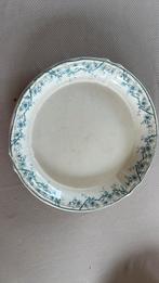 Sierbord met bloemenrand, semi-porselein, Antiek en Kunst, Ophalen of Verzenden
